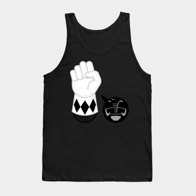 BLACK RANGER hand-power Tank Top by LuksTEES